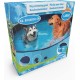 Dog Pool - 160 x 30 cm - Large Dog Breeds - Foldable - Non-Slip Base - with Drain Valve - Blue Dog Pool - 160 x 30 cm - Large Dog Breeds - Foldable - Non-Slip Base - with Drain Valve - Blue