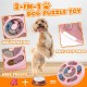 Dog Puzzle Toy - Slow Feeder - Interactive Training Toy Box - Creative Dog Smart Beginner, Improve the IQ of the Dog, Non-Slip Slow Feeder for Puppies Dogs Boredom (Pink) Dog Puzzle Toy - Slow Feeder - Interactive Training Toy Box - Creative Dog Smart Beginner, Improve the IQ of the Dog, Non-Slip Slow Feeder for Puppies Dogs Boredom (Pink)