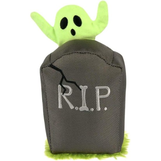 Dog Toy Plush Toy - Howling Haunts - Gravestone_S
