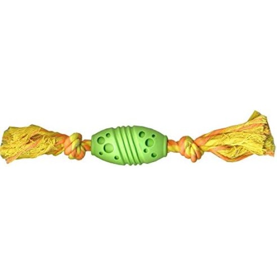 Dog Toy Rope Cotton with Bow / Balloon Natural Rubber for Dogs Length 24 cm Size S Dog Toy Rope Cotton with Bow / Balloon Natural Rubber for Dogs Length 24 cm Size S