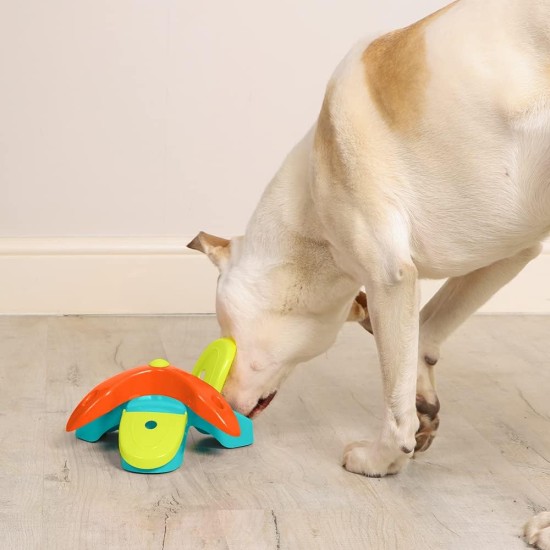 Dog Treat Dispenser Brain Training Puzzle Twist & Flip Interactive IQ Toy Dog Treat Dispenser Brain Training Puzzle Twist & Flip Interactive IQ Toy