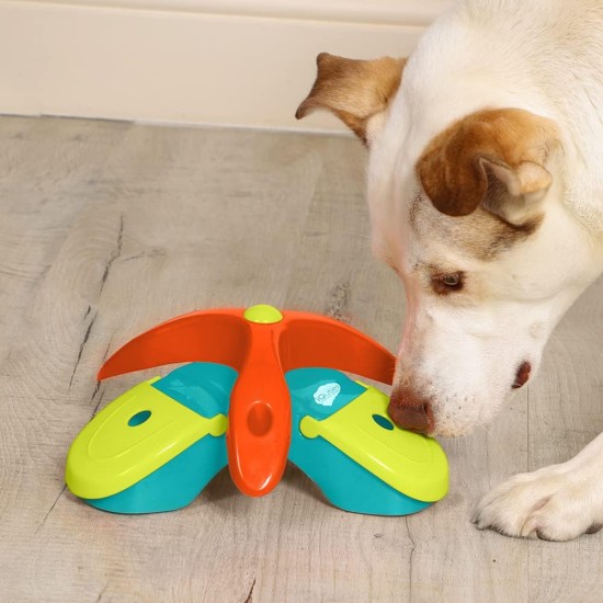 Dog Treat Dispenser Brain Training Puzzle Twist & Flip Interactive IQ Toy Dog Treat Dispenser Brain Training Puzzle Twist & Flip Interactive IQ Toy