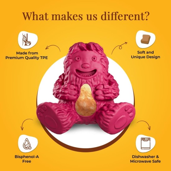 Dogsee Play Extremely Strong Treatoy Pink - Microwavable Dog Toy - Strong Bordom Busters Dogsee Play Extremely Strong Treatoy Pink - Microwavable Dog Toy - Strong Bordom Busters