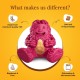 Dogsee Play Extremely Strong Treatoy Pink - Microwavable Dog Toy - Strong Bordom Busters Dogsee Play Extremely Strong Treatoy Pink - Microwavable Dog Toy - Strong Bordom Busters