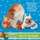 Dr. Seuss for Pets The Grinch Max Santa Figure Plush Squeaky Dog Toy, The Grinch Plush Dog Toy from Dr Seuss Collection, Large Christmas Dog Toy for Holidays, 9 Inch