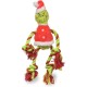 Dr. Seuss for Pets The Grinch Max Santa Figure Plush Squeaky Dog Toy, The Grinch Plush Dog Toy from Dr Seuss Collection, Large Christmas Dog Toy for Holidays, 9 Inch