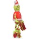 Dr. Seuss for Pets The Grinch Max Santa Figure Plush Squeaky Dog Toy, The Grinch Plush Dog Toy from Dr Seuss Collection, Large Christmas Dog Toy for Holidays, 9 Inch
