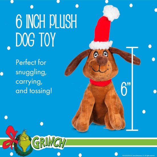 Dr. Seuss for Pets The Grinch Max Santa Figure Plush Squeaky Dog Toy, The Grinch Plush Dog Toy from Dr Seuss Collection, Large Christmas Dog Toy for Holidays, 9 Inch Dr. Seuss for Pets The Grinch Max Santa Figure Plush Squeaky Dog Toy, The Grinch Plush Dog Toy from Dr Seuss Collection, Large Christmas Dog Toy for Holidays, 9 Inch