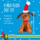 Dr. Seuss for Pets The Grinch Max Santa Figure Plush Squeaky Dog Toy, The Grinch Plush Dog Toy from Dr Seuss Collection, Large Christmas Dog Toy for Holidays, 9 Inch