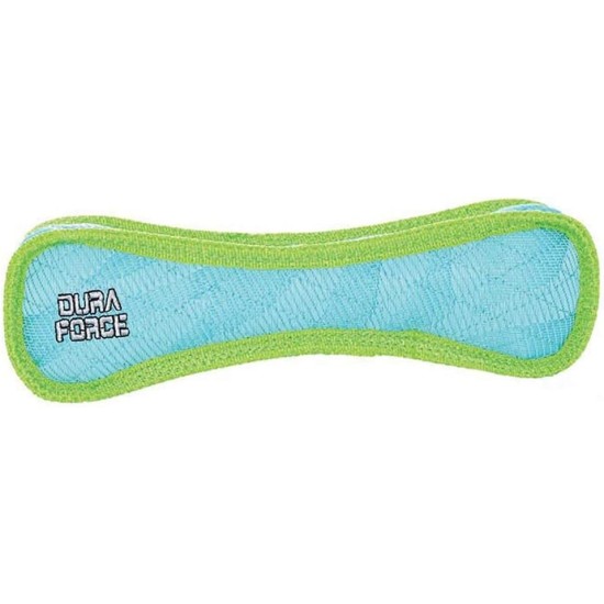 DuraForce Bone Tiger Dog Toy, Blue/Green DuraForce Bone Tiger Dog Toy, Blue/Green