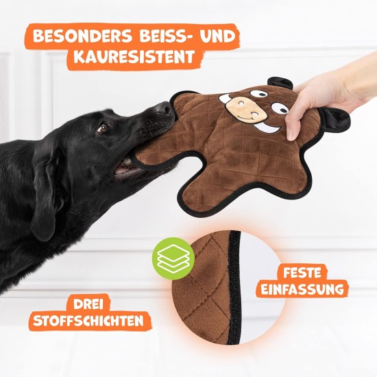 Edupet 06301AA Dog Love Wild Boar Dog Toy Chew Resistant Edupet 06301AA Dog Love Wild Boar Dog Toy Chew Resistant