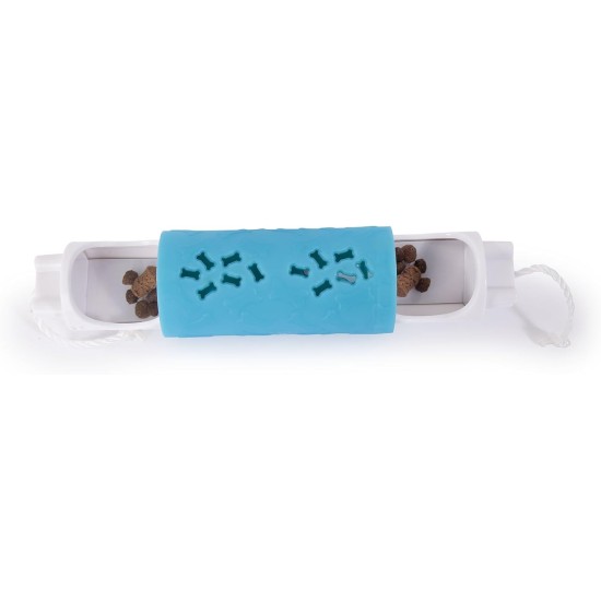 Edupet Amigo Dog-n-Roll 3-in-1 Interactive Food Dispensing Toy for Dogs, 17.5 cm Edupet Amigo Dog-n-Roll 3-in-1 Interactive Food Dispensing Toy for Dogs, 17.5 cm