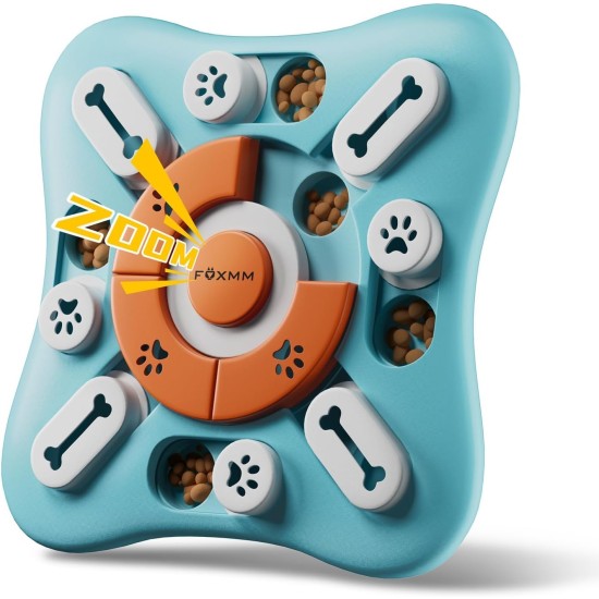FOXMM Dog Toys for Large, Medium and Small Dogs, Interactive Dog Toys for IQ Training and Mental Stimulation, Dog Treat Puzzle for Fun, Slow Feeding FOXMM Dog Toys for Large, Medium and Small Dogs, Interactive Dog Toys for IQ Training and Mental Stimulation, Dog Treat Puzzle for Fun, Slow Feeding