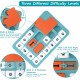 FOXMM Hunde-Puzzle-Spielzeug für große, mittelgroße und kleine Hunde, interaktives Hundespielzeug für IQ-Training und geistige Stimulation, Hundeanreicherungsspielzeug mit Quietsch-Design FOXMM Hunde-Puzzle-Spielzeug für große, mittelgroße und kleine Hunde, interaktives Hundespielzeug für IQ-Training und geistige Stimulation, Hundeanreicherungsspielzeug mit Quietsch-Design