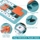 FOXMM Hunde-Puzzle-Spielzeug für große, mittelgroße und kleine Hunde, interaktives Hundespielzeug für IQ-Training und geistige Stimulation, Hundeanreicherungsspielzeug mit Quietsch-Design FOXMM Hunde-Puzzle-Spielzeug für große, mittelgroße und kleine Hunde, interaktives Hundespielzeug für IQ-Training und geistige Stimulation, Hundeanreicherungsspielzeug mit Quietsch-Design