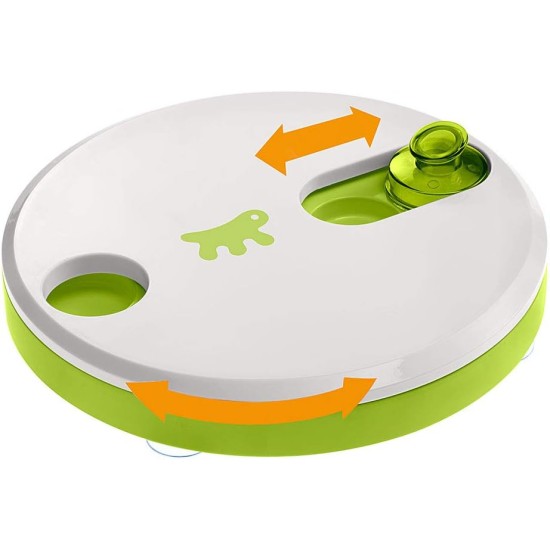 Ferplast Spiel für Hunde und Katzen DUO, ideal zum Knabbern, aus Kunststoff mit rutschfestem Material, Ø 24,5 x 5,8 cm Ferplast Spiel für Hunde und Katzen DUO, ideal zum Knabbern, aus Kunststoff mit rutschfestem Material, Ø 24,5 x 5,8 cm