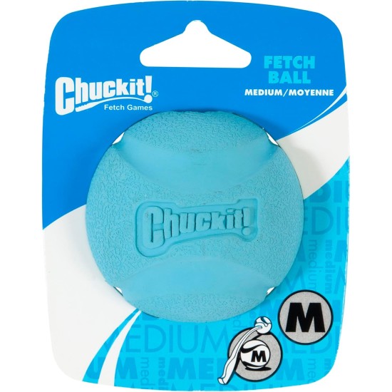 Fetch Dog Ball, Heavy Duty Rubber Dog Toy, Small Launcher Compatible Chew Toy for Dogs, Small, Pack of 2 Fetch Dog Ball, Heavy Duty Rubber Dog Toy, Small Launcher Compatible Chew Toy for Dogs, Small, Pack of 2