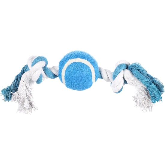 Flamingo 47786 Cotton Rope with Tennis Ball Flamingo 47786 Cotton Rope with Tennis Ball