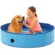 Flamingo Dog Pool 120 x 30 cm - For Large Small Dogs - Foldable Paddling Pool for Dogs - Robust Material - Non-Slip Base - Easy to Clean Flamingo Dog Pool 120 x 30 cm - For Large Small Dogs - Foldable Paddling Pool for Dogs - Robust Material - Non-Slip Base - Easy to Clean