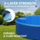 Flamingo Dog Pool 120 x 30 cm - For Large Small Dogs - Foldable Paddling Pool for Dogs - Robust Material - Non-Slip Base - Easy to Clean Flamingo Dog Pool 120 x 30 cm - For Large Small Dogs - Foldable Paddling Pool for Dogs - Robust Material - Non-Slip Base - Easy to Clean