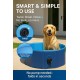 Flamingo Dog Pool 120 x 30 cm - For Large Small Dogs - Foldable Paddling Pool for Dogs - Robust Material - Non-Slip Base - Easy to Clean Flamingo Dog Pool 120 x 30 cm - For Large Small Dogs - Foldable Paddling Pool for Dogs - Robust Material - Non-Slip Base - Easy to Clean