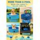 Flamingo Dog Pool 120 x 30 cm - For Large Small Dogs - Foldable Paddling Pool for Dogs - Robust Material - Non-Slip Base - Easy to Clean Flamingo Dog Pool 120 x 30 cm - For Large Small Dogs - Foldable Paddling Pool for Dogs - Robust Material - Non-Slip Base - Easy to Clean