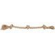 Flamingo Dog Toy Hemp Kush Pull Rope with 4 Knots Brown - 27 x 6 x 4.5 cm - Prevents Plaque - Massages the Gums - 100% Natural Flamingo Dog Toy Hemp Kush Pull Rope with 4 Knots Brown - 27 x 6 x 4.5 cm - Prevents Plaque - Massages the Gums - 100% Natural