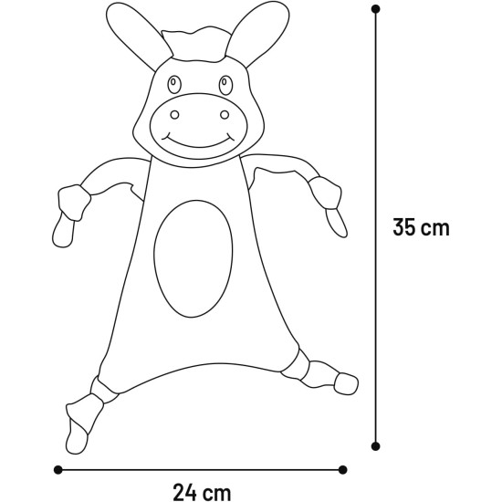 Flamingo Frestu Rabbit Toy Brown - With Squeaker and Crinkle Sound for Extra Fun - For All Dog Types Flamingo Frestu Rabbit Toy Brown - With Squeaker and Crinkle Sound for Extra Fun - For All Dog Types