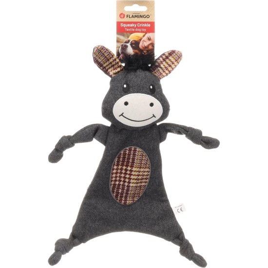 Flamingo Frestu Rabbit Toy Brown - With Squeaker and Crinkle Sound for Extra Fun - For All Dog Types Flamingo Frestu Rabbit Toy Brown - With Squeaker and Crinkle Sound for Extra Fun - For All Dog Types