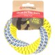 Flamingo Glowa Ring Toy for Dogs, Blue/Yellow, L, 15 x 15 x 4 cm, Glow in the Dark Flamingo Glowa Ring Toy for Dogs, Blue/Yellow, L, 15 x 15 x 4 cm, Glow in the Dark