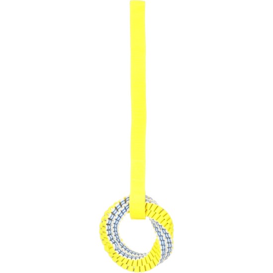 Flamingo Glowa Ring Toy for Dogs, Blue/Yellow, L, 15 x 15 x 4 cm, Glow in the Dark Flamingo Glowa Ring Toy for Dogs, Blue/Yellow, L, 15 x 15 x 4 cm, Glow in the Dark