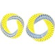 Flamingo Glowa Ring Toy for Dogs, Blue/Yellow, L, 15 x 15 x 4 cm, Glow in the Dark Flamingo Glowa Ring Toy for Dogs, Blue/Yellow, L, 15 x 15 x 4 cm, Glow in the Dark