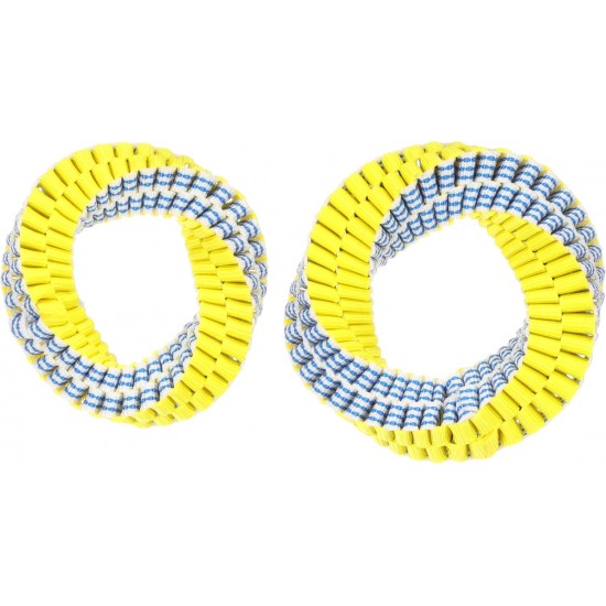 Flamingo Glowa Ring Toy for Dogs, Blue/Yellow, S, 13 x 13 x 3.5 cm, Glow in the Dark Flamingo Glowa Ring Toy for Dogs, Blue/Yellow, S, 13 x 13 x 3.5 cm, Glow in the Dark