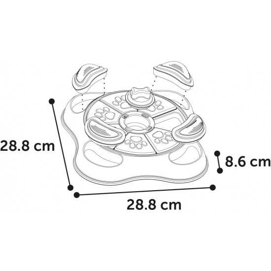 Flamingo JCHIEN Brain Train Cliff 28.8 x 28.8 x 8.6 cm Flamingo JCHIEN Brain Train Cliff 28.8 x 28.8 x 8.6 cm