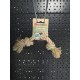 Flamingo Puppy Toy Luro Rope with 2 Knots Brown - M | 32cm L x 5cm W x 5cm H, 100% Natural Hemp Prevents Plaque and Massages Gums, Perfect for Puppies! Flamingo Puppy Toy Luro Rope with 2 Knots Brown - M | 32cm L x 5cm W x 5cm H, 100% Natural Hemp Prevents Plaque and Massages Gums, Perfect for Puppies!