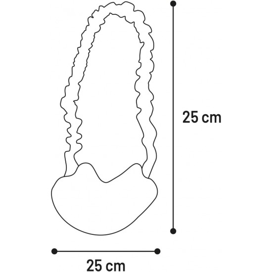 Flamingo Toy Fauxtra Ring White 25 x 25 x 7 cm Flamingo Toy Fauxtra Ring White 25 x 25 x 7 cm