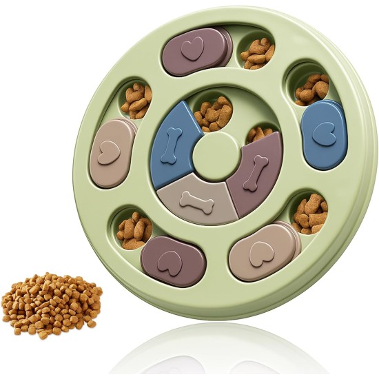 Flow fire Slow Feeder - Dog Puzzle Toy - Interactive Training Toy Box - Creative Dog, Intelligent Beginner, Improves Dog's IQ, Non-Slip, Slow Feeder for Flow fire Slow Feeder - Dog Puzzle Toy - Interactive Training Toy Box - Creative Dog, Intelligent Beginner, Improves Dog's IQ, Non-Slip, Slow Feeder for