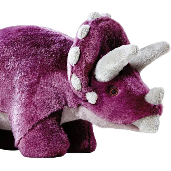 Fluff & Tuff, Charlie Triceratops Plush Dog Toy, Large, 14-inch Fluff & Tuff, Charlie Triceratops Plush Dog Toy, Large, 14-inch