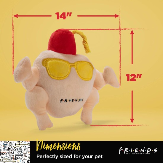 Friends Dog Toy from TV Series Friends | 8" Purple and Gold Picture Frame from TV Series Friends Plush Toy Dog Toy Friends Dog Toy from TV Series Friends | 8" Purple and Gold Picture Frame from TV Series Friends Plush Toy Dog Toy