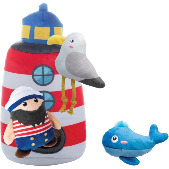 Fringe Studio Plush Dog Toy Set, Interactive Hide-and-Seek Game, Ships Ahoy, Pet Shop Collection (289248) Fringe Studio Plush Dog Toy Set, Interactive Hide-and-Seek Game, Ships Ahoy, Pet Shop Collection (289248)