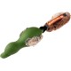 GiGwi Rubber Duck Dog Toy 'Push to Mute' Quiet and Squeaky Toy Interactive with Plush Tail - Green GiGwi Rubber Duck Dog Toy 'Push to Mute' Quiet and Squeaky Toy Interactive with Plush Tail - Green