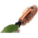 GiGwi Rubber Duck Dog Toy 'Push to Mute' Quiet and Squeaky Toy Interactive with Plush Tail - Green GiGwi Rubber Duck Dog Toy 'Push to Mute' Quiet and Squeaky Toy Interactive with Plush Tail - Green