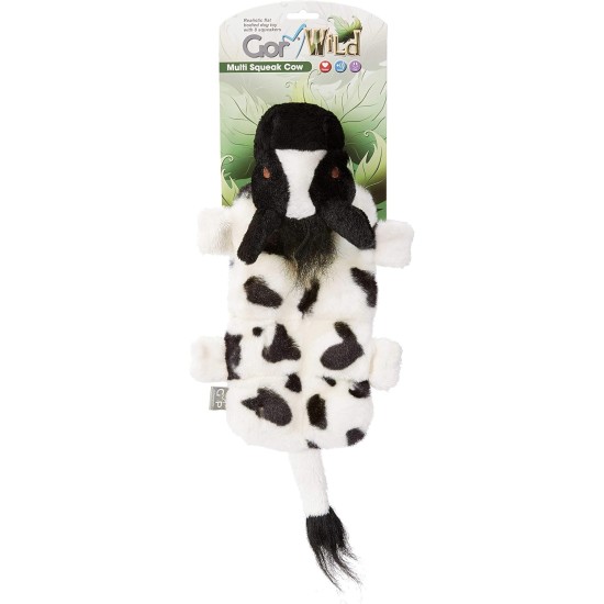 Gor Pets Soft Dog Toy Plush Wild Multi-Squeak Raccoon Gor Pets Soft Dog Toy Plush Wild Multi-Squeak Raccoon