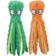 HGB Squeaky Dog Toy, Octopus, No Stuffing, Crinkle Plush Chew Toy for Puppy Teeth, Pet Training and Entertainment, Durable, Medium and Large Dogs, Pack of 2 HGB Squeaky Dog Toy, Octopus, No Stuffing, Crinkle Plush Chew Toy for Puppy Teeth, Pet Training and Entertainment, Durable, Medium and Large Dogs, Pack of 2