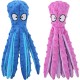 HGB Squeaky Dog Toy, Octopus, No Stuffing, Crinkle Plush Chew Toy for Puppy Teeth, Pet Training and Entertainment, Durable, Medium and Large Dogs, Pack of 2 HGB Squeaky Dog Toy, Octopus, No Stuffing, Crinkle Plush Chew Toy for Puppy Teeth, Pet Training and Entertainment, Durable, Medium and Large Dogs, Pack of 2