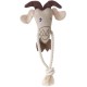 HUNTER Dog Toy Nebraska Goat with Rope 30 cm HUNTER Dog Toy Nebraska Goat with Rope 30 cm