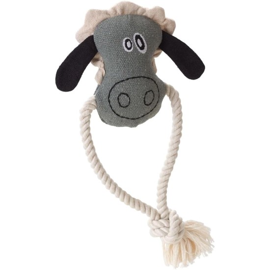 HUNTER Dog Toy Nebraska Goat with Rope 30 cm HUNTER Dog Toy Nebraska Goat with Rope 30 cm