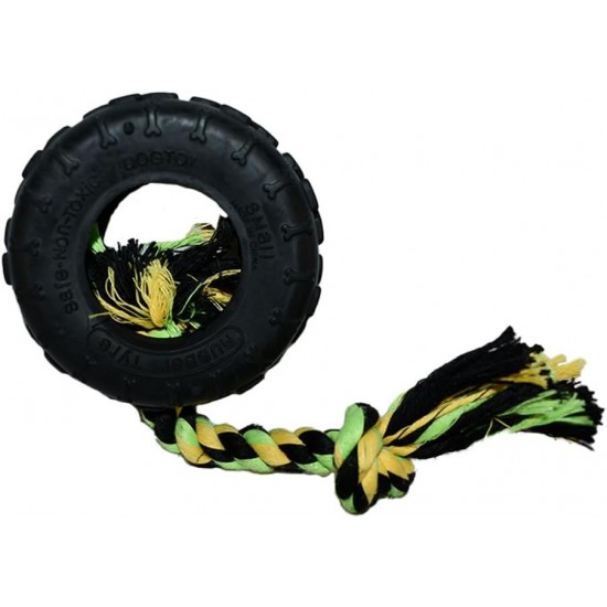 Happy Pet Grrrelli Hoop and Rope Dog Chew Toy Strong Fun Interactive Chewing Play Catch Fetch Easy Tug Pull for All Breeds - Large Happy Pet Grrrelli Hoop and Rope Dog Chew Toy Strong Fun Interactive Chewing Play Catch Fetch Easy Tug Pull for All Breeds - Large
