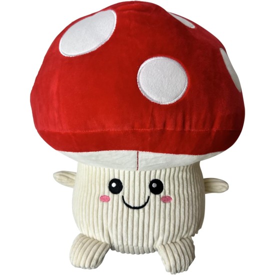 Happy Pet Jumbo Mushroom Dog Toy, Large Plush Toy, Super Soft, Comfortable for Pets, Large Cuddly and Comfortable Companion Happy Pet Jumbo Mushroom Dog Toy, Large Plush Toy, Super Soft, Comfortable for Pets, Large Cuddly and Comfortable Companion