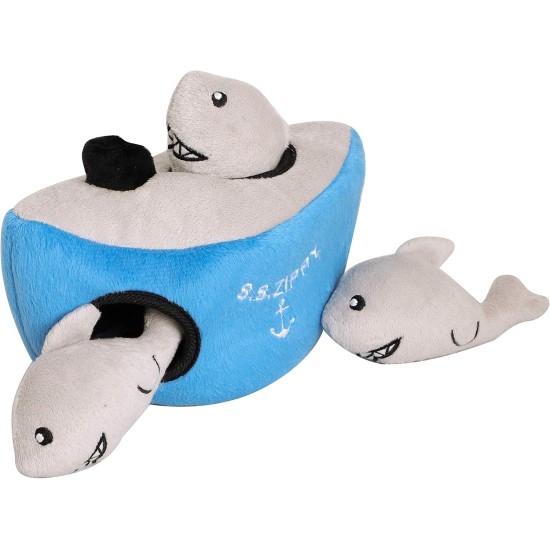 Hide & Seek Shark Brain Training Interactive Plush Pet Toy Hide & Seek Shark Brain Training Interactive Plush Pet Toy